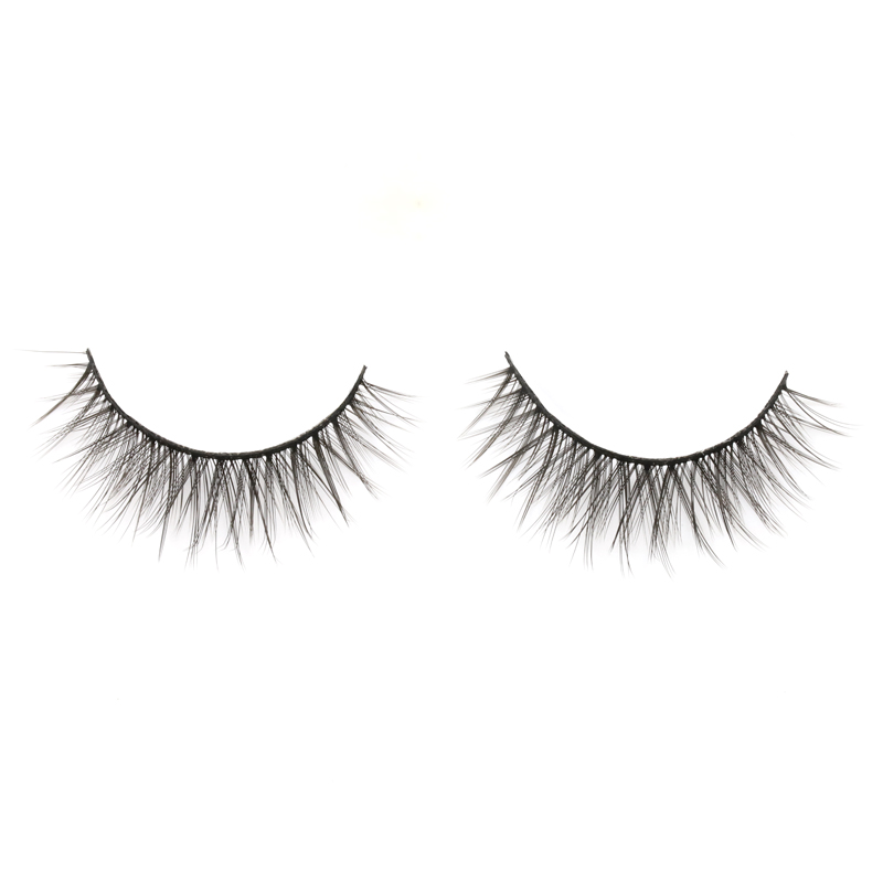 2020 Fashion Style 3D Silk False Strip Lashes with Private Box in the US YY104